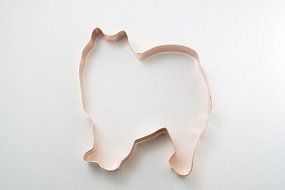 American Eskimo Dog Copper Cookie Cutter N2