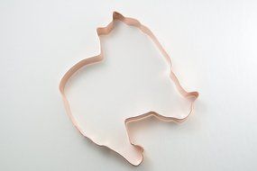 American Eskimo Dog Copper Cookie Cutter N3