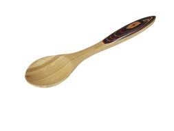 Island Bamboo 40817 Rainbow Bamboo Spoon, 13 inches