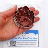 Dog Paw Cookie Cutter - Stainless Steel N2