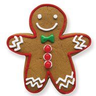 Gingerbread Boy Cookie and Fondant Cutter - Ann Clark - 4.4 Inches - US Tin Plated Steel N3