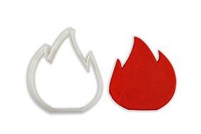 Fire or Flame Cookie Cutter - STANDARD - 3&quot;
