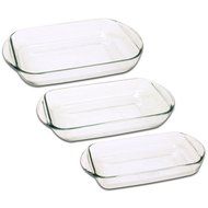 3 Piece Bake &amp; Serve Glassware Set N2