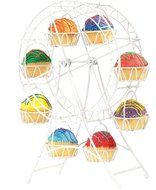 Elegant Ferris Wheel Cupcake Stand Rotating Dessert Holder Station Tower Spinning Cupcake Tray
