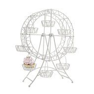 Elegant Ferris Wheel Cupcake Stand Rotating Dessert Holder Station Tower Spinning Cupcake Tray N2