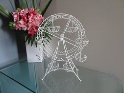 Elegant Ferris Wheel Cupcake Stand Rotating Dessert Holder Station Tower Spinning Cupcake Tray N3