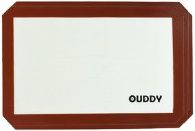 Ouddy 2 Pack Premium Non-Stick Silicone Baking Mat, Reusable Baking Liner, Cookie Sheets, Cookie Mat Set N2