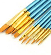 Mikey Store Set of Art Paint Brush Set for Watercolor Professional Paint Brushes Watercolor Oil Acrylic Painting...