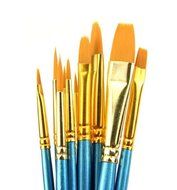 Mikey Store Set of Art Paint Brush Set for Watercolor Professional Paint Brushes Watercolor Oil Acrylic Painting... N2