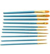 Mikey Store Set of Art Paint Brush Set for Watercolor Professional Paint Brushes Watercolor Oil Acrylic Painting... N5