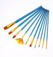 Mikey Store Set of Art Paint Brush Set for Watercolor Professional Paint Brushes Watercolor Oil Acrylic Painting... N11