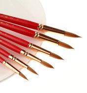 Mikey Store Set of Art Paint Brush Set for Watercolor Professional Paint Brushes Watercolor Oil Acrylic Painting... N12