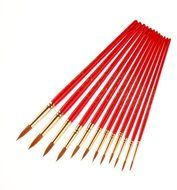Mikey Store Set of Art Paint Brush Set for Watercolor Professional Paint Brushes Watercolor Oil Acrylic Painting... N17