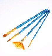 Mikey Store Set of Art Paint Brush Set for Watercolor Professional Paint Brushes Watercolor Oil Acrylic Painting... N27