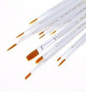 Mikey Store Set of Art Paint Brush Set for Watercolor Professional Paint Brushes Watercolor Oil Acrylic Painting... N30