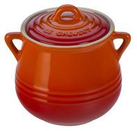 Le Creust Stoneare 20-Ounce Mini Bean Pot, Flame
