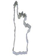 CybrTrayd RM-0955 R&amp;M Statue of Liberty 4&quot; Cookie Cutter, Metallic