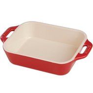 Staub Ceramic 13 x 9 Rectangular Baking Dish - Cherry by Staub