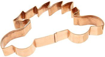 Old River Road Airplane Shape Cookie Cutter, Copper N2