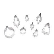 Sweet Creations Metal Holiday Cookie Cutters, 8-Pack