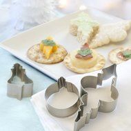 Sweet Creations Metal Holiday Cookie Cutters, 8-Pack N2