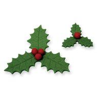 Knights Bridge Global Local PME Veined Three Leaf Holly Plunger Cutters, Set of 2 N4