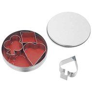 Set of Playing Card Cookie Cutters