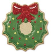 Wilton 2308-5071 3-Piece Christmas Mantel Metal Cookie Cutter Set N3