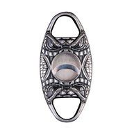 Dakoufish Snake Face Pocket Antique Copper Stainless Steel Double Blade Cuban Cigar Scissors Cigar Cutter (Gold) N5