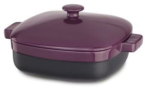 KitchenAid KBMR42CRBY Streamline Ceramic Casserole, 4.2-Quart, Boysenberry