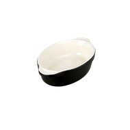 Denby OTJ-561 Oven to Table 7-Inch Oval Casserole, 1/2-Liter, Black