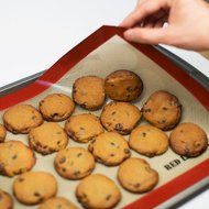 RedLantana Nonstick Silicone Baking Mat - Set of 2 - Half Sheet Pan Size N4