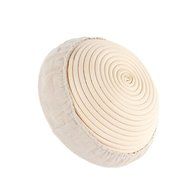 Mercu Round Banneton Brotform Bread Proofing Proving Handmade Rattan Basket N11