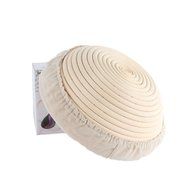 Mercu Round Banneton Brotform Bread Proofing Proving Handmade Rattan Basket N12