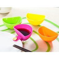 Ecoolbuy Pack of 4 Salad Sauce Ketchup Jam Dip Clip Cup Bowl Saucer Tableware Kitchen
