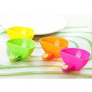 Ecoolbuy Pack of 4 Salad Sauce Ketchup Jam Dip Clip Cup Bowl Saucer Tableware Kitchen N3