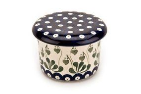 Polish Pottery Alyce French Butter Dish