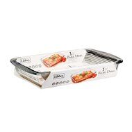 Libbey 97197 Rectangular Glass Baking Dish, 9.5-Inch by 13.7-Inch, 2-Pack N2