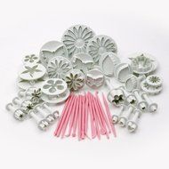 Cookies Cutters Flower Sugar Craft Cake Decorating Fondant Icing Plunger Tools Mold Mould Heart Star Rose Cake...