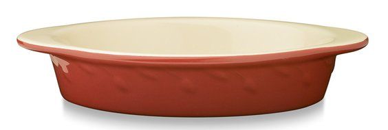 Signature 16 Ounce Mini Oval Baker, Red