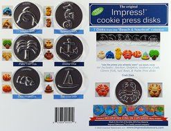 Beach/Nautical 7 Disk Set for Cookie Presses (SIZE M disks for presses that came with METAL disks) N2