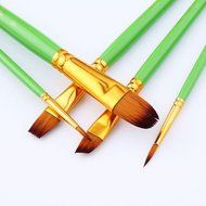 Mikey Store 5pcs Art Paint Brush Set for Watercolor Professional Paint Brushes Watercolor Oil Acrylic Painting...