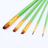 Mikey Store 5pcs Art Paint Brush Set for Watercolor Professional Paint Brushes Watercolor Oil Acrylic Painting... N3