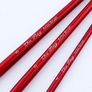 Mikey Store 5pcs Art Paint Brush Set for Watercolor Professional Paint Brushes Watercolor Oil Acrylic Painting... N11
