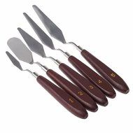 Mikey Store 5pcs Art Paint Brush Set for Watercolor Professional Paint Brushes Watercolor Oil Acrylic Painting... N18