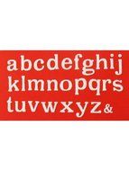 Patchwork Cutter - Large Alphabet Lower Case N2