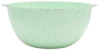 Zak Designs Sprinkles Serving &amp; Mixing Bowl, 7 quart, BPA-Free Melamine, Mint