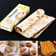 Sandwich Cookie Cake Waxed Paper Non-Stick Greaseproof Wrap Packaging 50 sheets