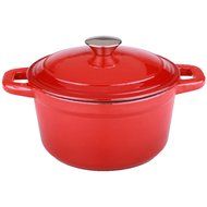 BergHOFF Neo Cast Iron Stockpot with a Lid, Purple, 7-Qt. N7