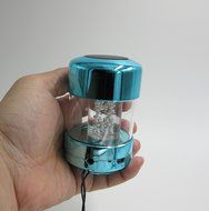 Colorful Lighting Bubble Style MP3 Speaker with FM Radio Function AUX/USB/TF Card Song Play Function (Blue Color) N2